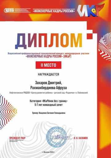 У нас значимое достижение! У нас значимое достижение!.